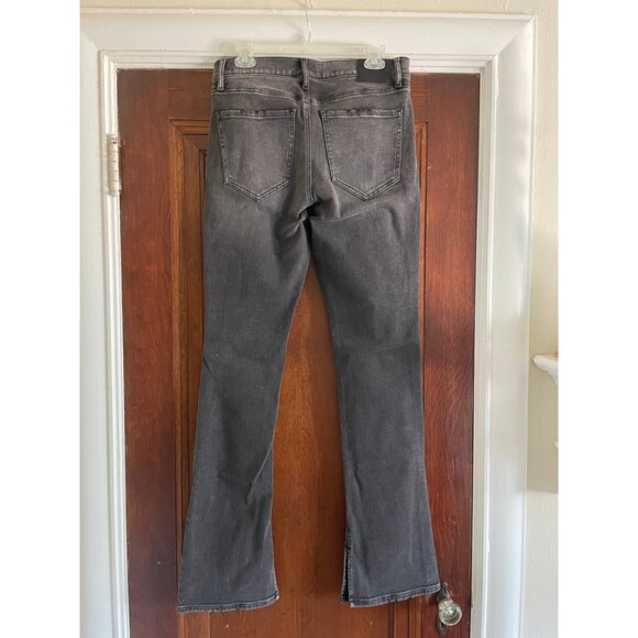 Express Mid Rise Black Hyper Sculpt Skyscraper Jeans 12L - Picture 6 of 8